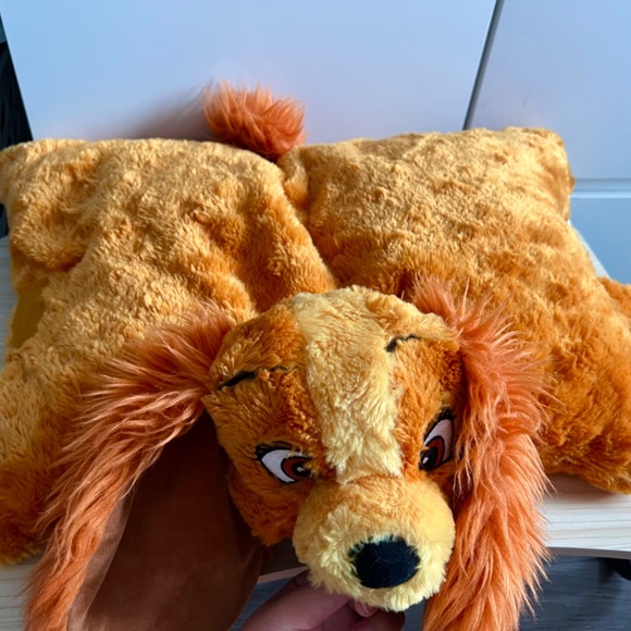 Disney Parks Dream Friends Lady and the Tramp Dog 20" Pillow Pet Plush 2013 - Picture 5 of 6
